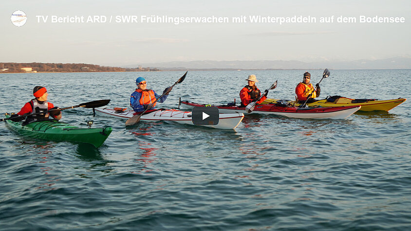 ARD / SWR TV Bericht - Link zum Videobeitrag Winterpaddlen auf dem Bodensee