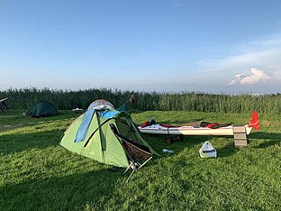 Erfahrungstest Semi-Geodät Zelt für Kajak- / Paddeltouren - Vango Mirage Pro 200 - Bild 9